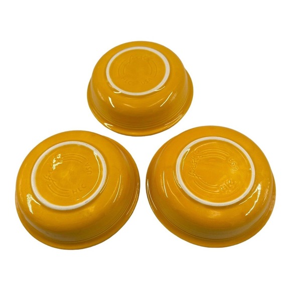 19 OZ. MEDIUM CEREAL SOUP BOWL Daffodil 6 7/8" FIESTA Lot Of 3 - Picture 5 of 10